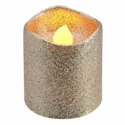 Flash Sale ❤️ Champagne Glitter LED Votive Candles By Ashland® 12ct. ✔️