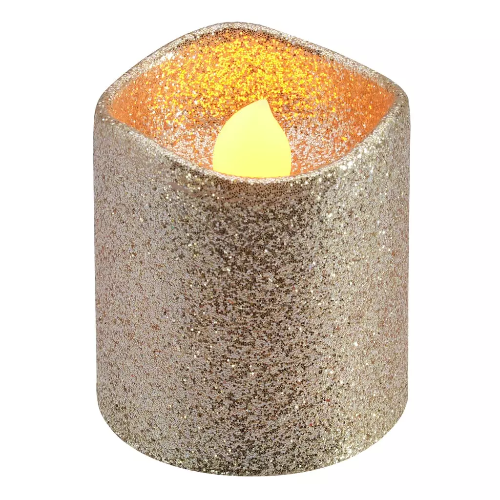 Flash Sale ❤️ Champagne Glitter LED Votive Candles By Ashland® 12ct. ✔️ 3 Flash Sale ❤️ Champagne Glitter LED Votive Candles By Ashland® 12ct. ✔️
