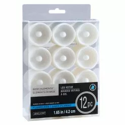Top 10 😉 8 Packs: 12 ct. (96 total) White Glitter LED Votive Candles by Ashland® ✔️ -Ashland Online Store 10562378 3 1