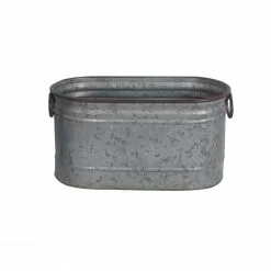 Cheap 🔥 Small Dark Galvanized Metal Oblong Planter By Ashland® ⌛ -Ashland Online Store 10573718 2