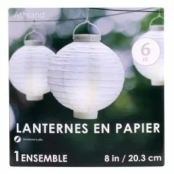 Best Sale ❤️ 8" White Paper Lantern By Ashland™ ✔️