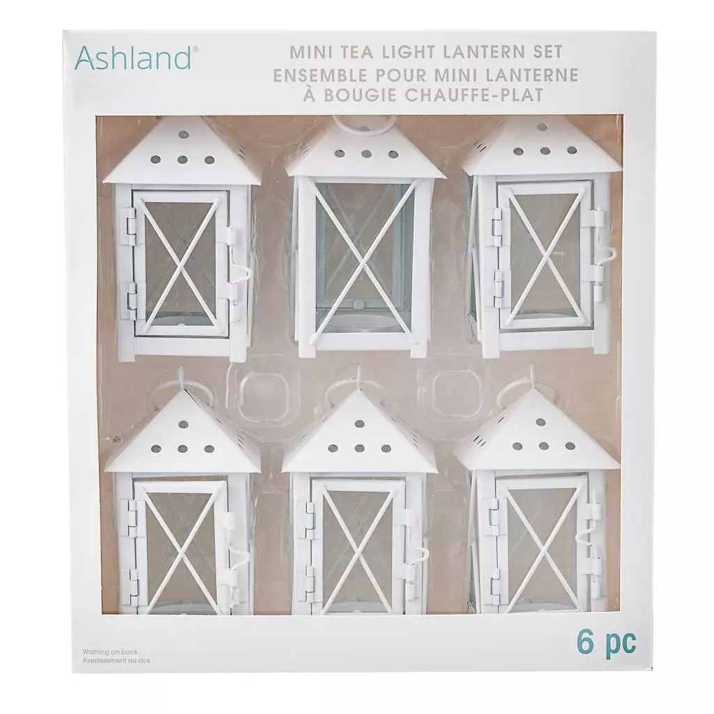 Cheap โ White Mini Lanterns by Ashland® ๐ 3 Cheap โ White Mini Lanterns by Ashland® ๐