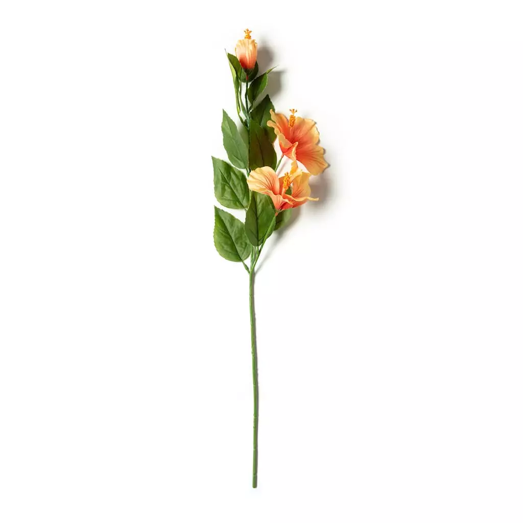 Budget ๐ Red & Orange Hibiscus Spray by Ashland® โ๏ธ 3 Budget ๐ Red & Orange Hibiscus Spray by Ashland® โ๏ธ