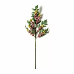 Outlet 👏 Burgundy Berry Stem with Leaves by Ashland® 🔔