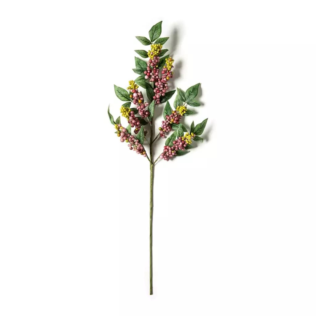 Outlet ๐ Burgundy Berry Stem with Leaves by Ashland® ๐ 3 Outlet ๐ Burgundy Berry Stem with Leaves by Ashland® ๐