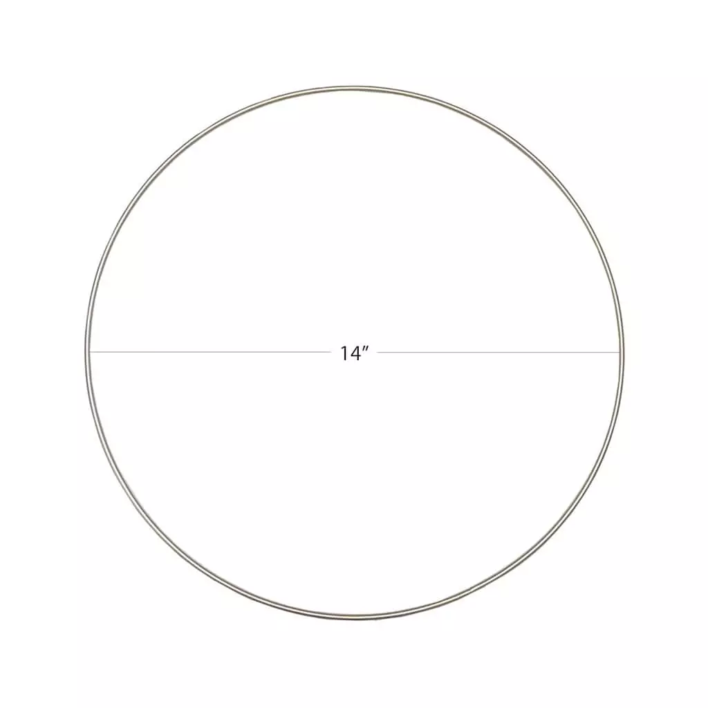 New ๐ 14" Gold Metal Wire Floral Hoop by Ashland® โจ 4 New ๐ 14" Gold Metal Wire Floral Hoop by Ashland® โจ - Image 2