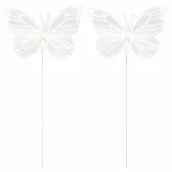 Wholesale ⭐ 8.6" White Feather Butterfly by Ashland® ⭐