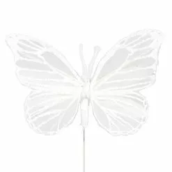 Wholesale ⭐ 8.6" White Feather Butterfly by Ashland® ⭐ -Ashland Online Store 10627155 3