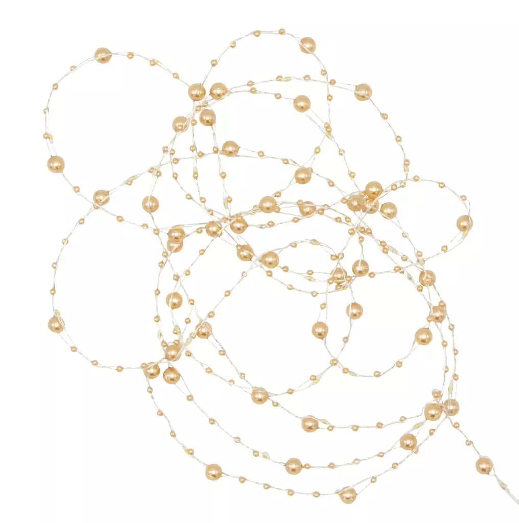 Flash Sale ✔️ 12 Pack: 40ct. Warm White Gold Pearl LED String Lights by Ashland® 🥰 6 Flash Sale ✔️ 12 Pack: 40ct. Warm White Gold Pearl LED String Lights by Ashland® 🥰 - Image 4