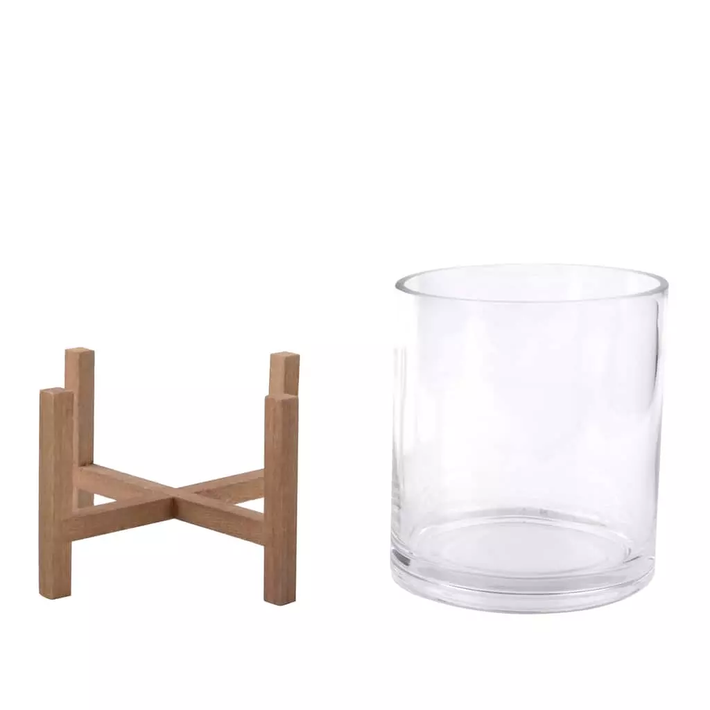 Discount ⌛ Glass Candle Holder with Wood Base by Ashland® 🥰 5 Discount ⌛ Glass Candle Holder with Wood Base by Ashland® 🥰 - Image 3