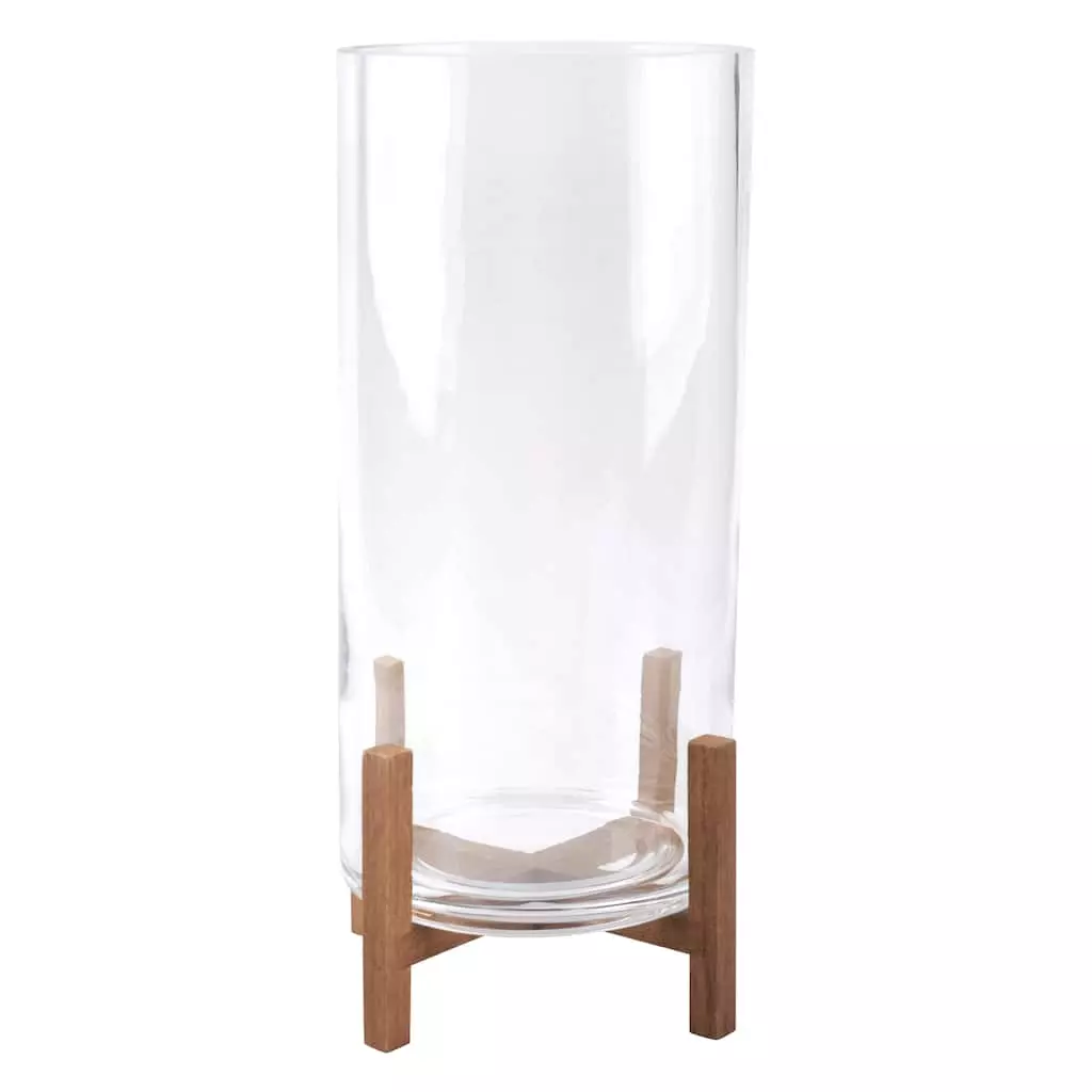 Flash Sale ๐ Glass Candle Holder with Wood Base by Ashland® ๐ 3 Flash Sale ๐ Glass Candle Holder with Wood Base by Ashland® ๐