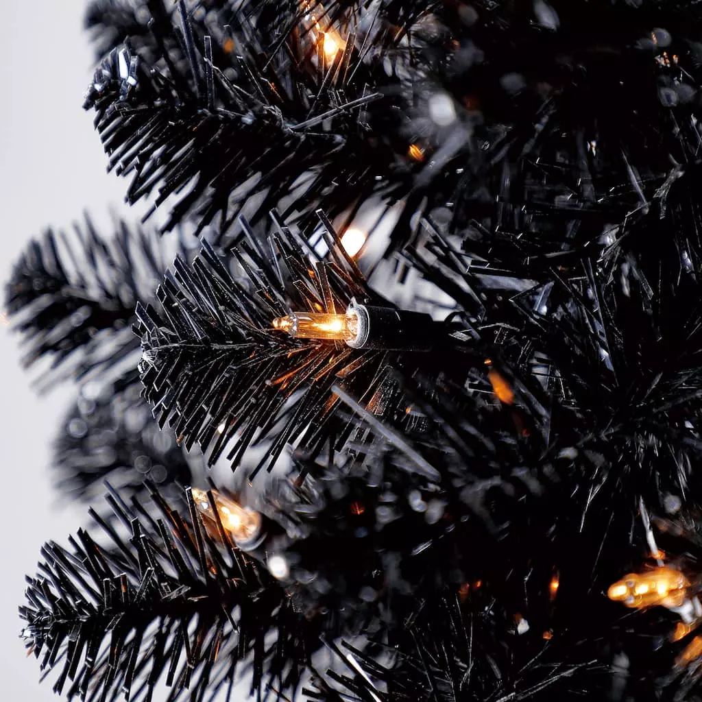 Best deal ✨ 6ft. Pre-Lit Shiny Black Pencil Tree, Clear Lights by Ashland® ⭐ 4 Best deal ✨ 6ft. Pre-Lit Shiny Black Pencil Tree, Clear Lights by Ashland® ⭐ - Image 2