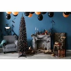 Best deal ✨ 6ft. Pre-Lit Shiny Black Pencil Tree, Clear Lights by Ashland® ⭐ 9 Best deal ✨ 6ft. Pre-Lit Shiny Black Pencil Tree, Clear Lights by Ashland® ⭐ -Ashland Online Store 10633874 4