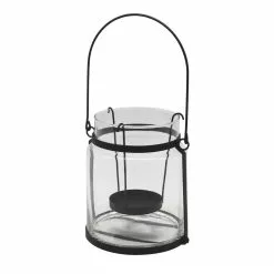 Best deal ๐ 6 Pack: 7.2" Glass Lantern with Black Handle by Ashland® ๐