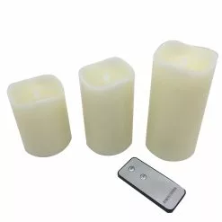 Promo 😀 6 Pack: LED Flame Pillar Candle Set by Ashland® ⭐