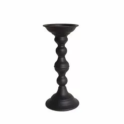 Best deal 🥰 9.45" Black Metal Candle Holder by Ashland® 🧨