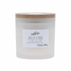 Brand new ⌛ Vanilla & Amber Wooden Wick Jar Candle by Ashland® ❤️