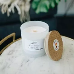 Brand new ⌛ Vanilla & Amber Wooden Wick Jar Candle by Ashland® ❤️ -Ashland Online Store 10638430 2