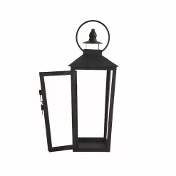 Deals 🎁 12.2" Black Metal Lantern by Ashland® 🔥 -Ashland Online Store 10638434 3 1