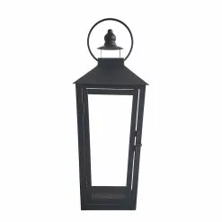 Best Sale 👍 15.7" Black Metal Lantern by Ashland® ⌛