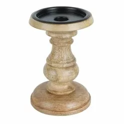 Cheap 💯 6 Pack: 6" Wood Carved Pillar Candle Holder by Ashland® 🤩 -Ashland Online Store 10639293 2 1