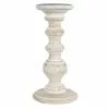 Buy 💯 Whitewashed Wood Carved Pillar Candle Holder by Ashland® ✔️ -Ashland Online Store 10639296 1