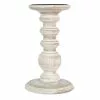 Deals 💯 Whitewashed Wood Carved Pillar Candle Holder by Ashland® 🎁 -Ashland Online Store 10639303 1