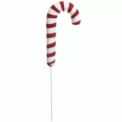 Best deal 💯 Red & White Glitter Candy Cane Pick by Ashland® ✔️