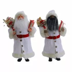 Buy ✨ Assorted 16" Santa in White Fur Robe with Striped Gifts by Ashland® ✨