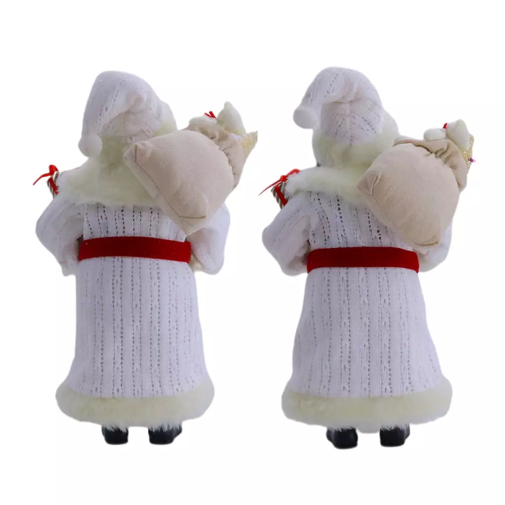 Buy ✨ Assorted 16" Santa in White Fur Robe with Striped Gifts by Ashland® ✨ 5 Buy ✨ Assorted 16" Santa in White Fur Robe with Striped Gifts by Ashland® ✨ - Image 3