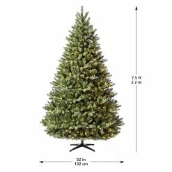 Promo ✔️ 7.5ft. Pre-Lit Aspen Pine Quick Set® Artificial Christmas Tree, Warm White LED Lights by Ashland® ⌛ 15 Promo ✔️ 7.5ft. Pre-Lit Aspen Pine Quick Set® Artificial Christmas Tree, Warm White LED Lights by Ashland® ⌛ -Ashland Online Store 10671385 13