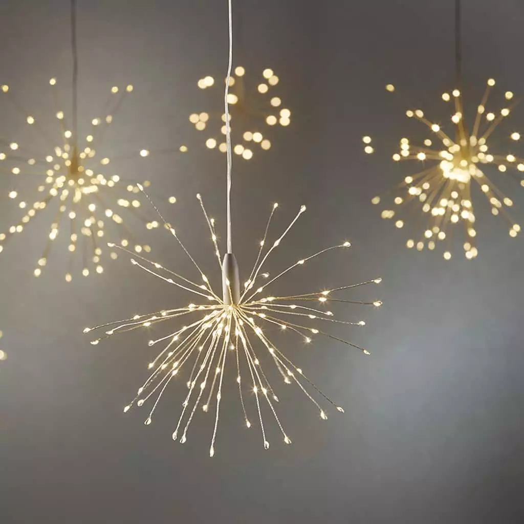 Wholesale ❤️ 120ct. Warm White LED Silver String Lights Starburst by Ashland® ✔️ 3 Wholesale ❤️ 120ct. Warm White LED Silver String Lights Starburst by Ashland® ✔️ - Image 2