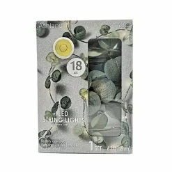 Wholesale 🔥 18ct. Warm White LED String Lights Eucalyptus Leaf Garland by Ashland® ✨