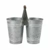 Budget 🌟 8 Pack: 9.6" Mini Galvanized Double Bucket by Ashland® 🥰 -Ashland Online Store 10671576 1 1