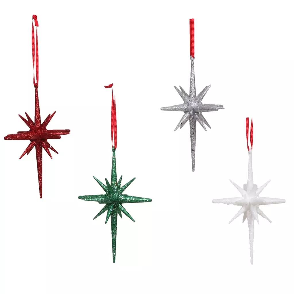 Hot Sale ๐ Assorted Glitter Plastic Starburst Ornament by Ashland® โจ 3 Hot Sale ๐ Assorted Glitter Plastic Starburst Ornament by Ashland® โจ