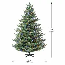 Hot Sale 😀 7.5ft. Pre-Lit Balkan Spruce Quick Set® Artificial Christmas Tree, Color-Changing LED Lights by Ashland® ⌛ -Ashland Online Store 10671960 21
