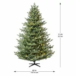 Hot Sale 😀 7.5ft. Pre-Lit Balkan Spruce Quick Set® Artificial Christmas Tree, Color-Changing LED Lights by Ashland® ⌛ -Ashland Online Store 10671960 22