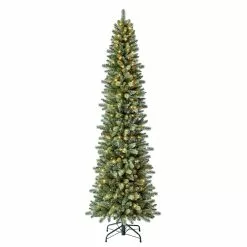 New 🛒 7ft. Pre-Lit Avalian Pencil Pine Artificial Christmas Tree, Warm White Fairy LED Lights by Ashland® ✨