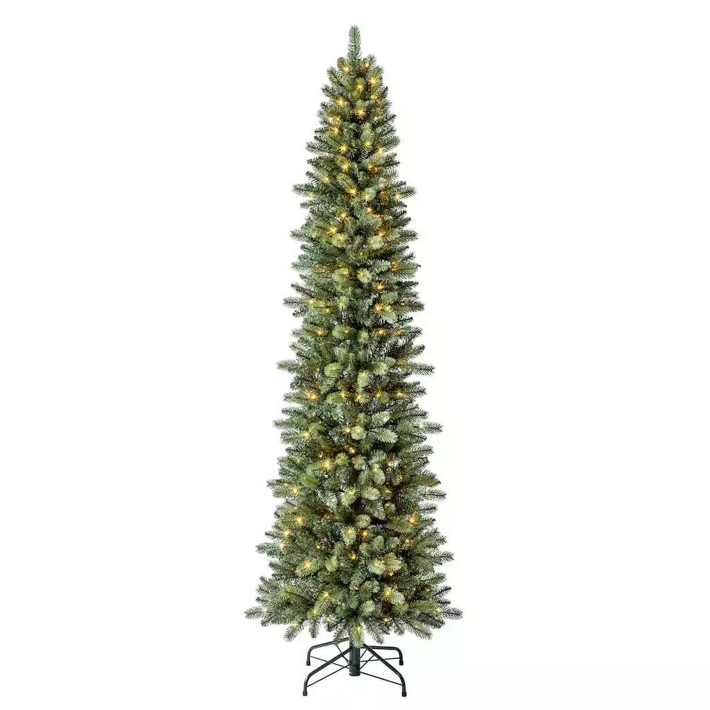 New ๐ 7ft. Pre-Lit Avalian Pencil Pine Artificial Christmas Tree, Warm White Fairy LED Lights by Ashland® โจ 3 New ๐ 7ft. Pre-Lit Avalian Pencil Pine Artificial Christmas Tree, Warm White Fairy LED Lights by Ashland® โจ