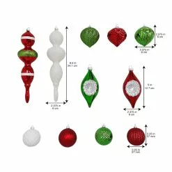 Cheap 👏 32ct. Red, White & Green Shatterproof Ornaments by Ashland® 👏 -Ashland Online Store 10672804 3