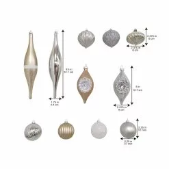 Wholesale ⭐ 32ct. Silver & White Shatterproof Ornaments by Ashland® ✔️ -Ashland Online Store 10672811 3