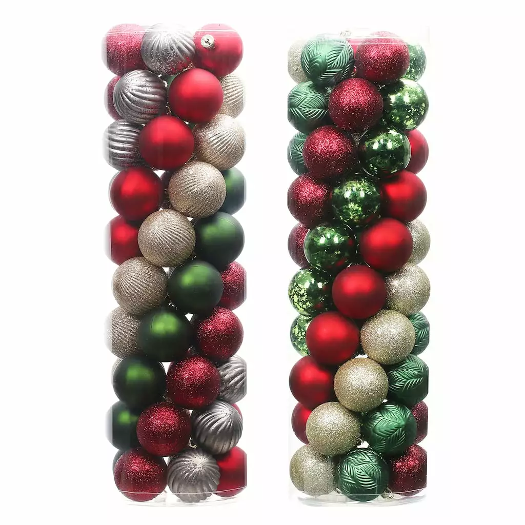 Promo ๐ Assorted 50ct. 2" Farmhouse Ball Ornament Set by Ashland® โจ 3 Promo ๐ Assorted 50ct. 2" Farmhouse Ball Ornament Set by Ashland® โจ