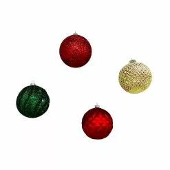 New ✨ Assorted 32ct. 3" Red, Green & Gold Shatterproof Ball Ornaments by Ashland® 🤩 -Ashland Online Store 10672846 3
