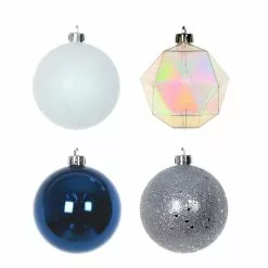 Best Pirce 😉 Assorted 32ct. 2.5" Silver, Blue & White Ball Ornament Set by Ashland® ⌛ -Ashland Online Store 10672848 2
