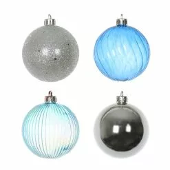 Best Pirce 😉 Assorted 32ct. 2.5" Silver, Blue & White Ball Ornament Set by Ashland® ⌛ -Ashland Online Store 10672848 3