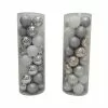 Hot Sale ✔️ Assorted 32ct. 3" Silver & White Shatterproof Ball Ornaments by Ashland® ⭐ -Ashland Online Store 10672849 1