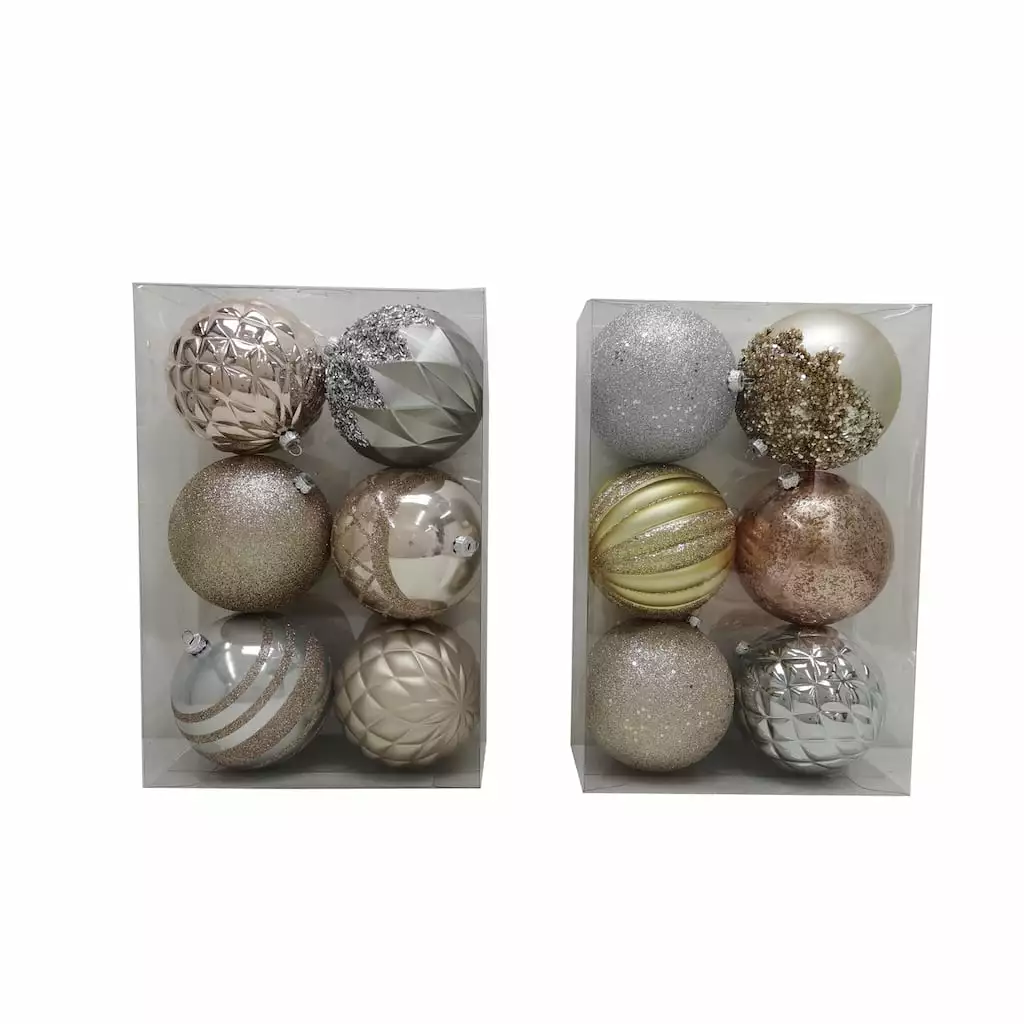 Best deal ๐งจ Assorted 6ct. 4.5" Metallic Shatterproof Ball Ornaments by Ashland® โ 3 Best deal ๐งจ Assorted 6ct. 4.5" Metallic Shatterproof Ball Ornaments by Ashland® โ