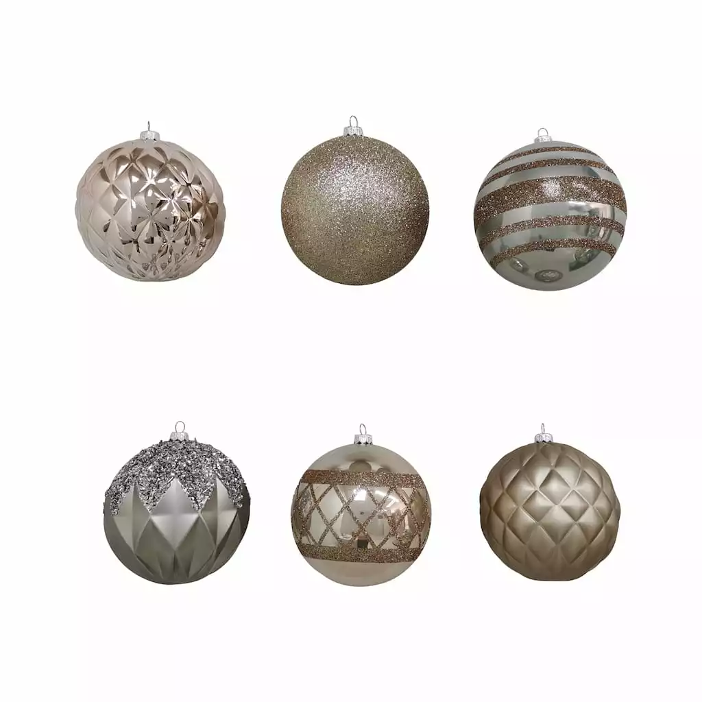 Best deal ๐งจ Assorted 6ct. 4.5" Metallic Shatterproof Ball Ornaments by Ashland® โ 4 Best deal ๐งจ Assorted 6ct. 4.5" Metallic Shatterproof Ball Ornaments by Ashland® โ - Image 2