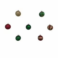 Hot Sale ✔️ Assorted Red, Green & Gold Plastic Round Ornaments by Ashland® ⌛ -Ashland Online Store 10672881 5