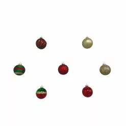 Hot Sale ✔️ Assorted Red, Green & Gold Plastic Round Ornaments by Ashland® ⌛ -Ashland Online Store 10672881 6